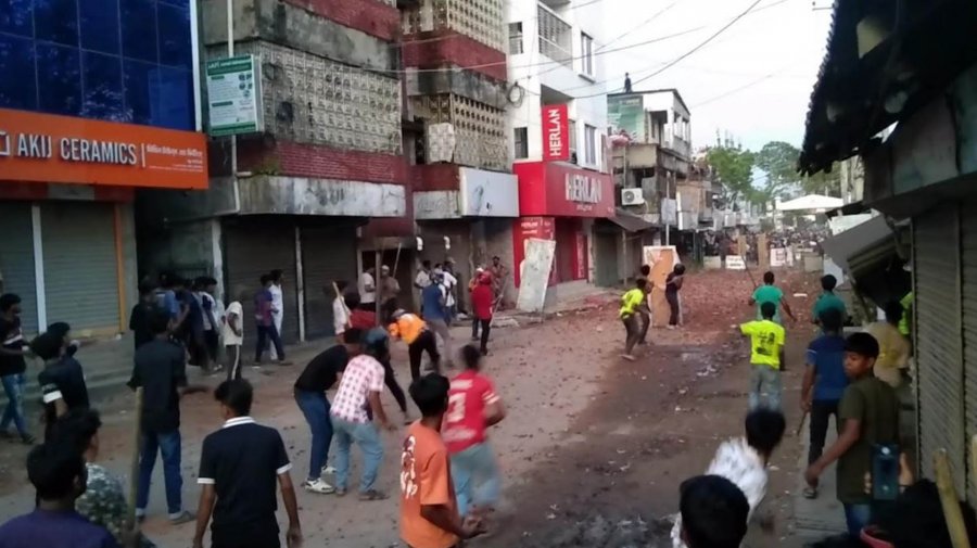 ব্রাহ্মণবাড়িয়ায় গায়ে ধাক্কায় দুই পক্ষের সংঘর্ষ, আহত অন্তত ৩০